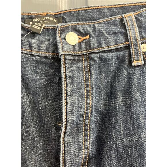 Banana Republic Jeans Womens 33/16Blue Curvy Straight High Rise Dark Denim - Picture 4 of 9